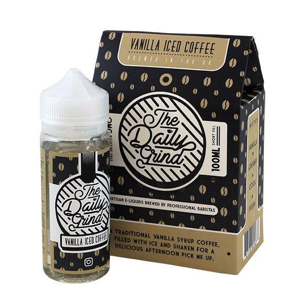 The Daily Grind Vanilla Iced Coffee (New Look) 0mg 100ml Shortfill