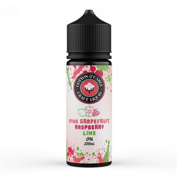 Cotton & Cable Fruits - Pink Grapefruit, Raspberry, Lime 0mg 100ml Shortfill