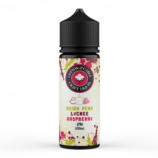 Cotton & Cable Fruits - Asian Pear, Lychee, Raspberry 0mg 100ml Shortfill