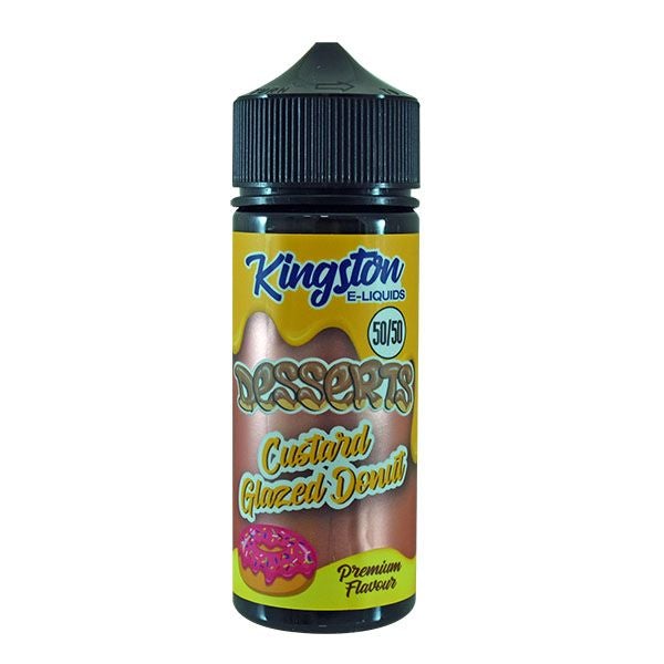 Kingston Desserts - Custard Glazed Donut 0mg 100ml 50/50 Shortfill E-Liquid