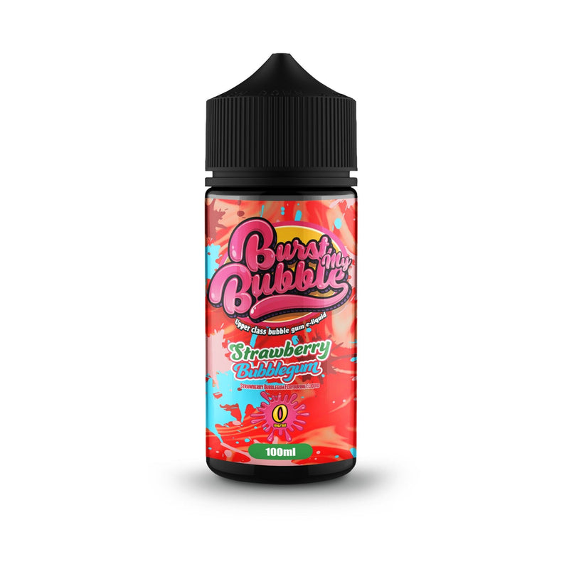 Burst My Bubble Strawberry Bubblegum 0mg 100ml Shortfill