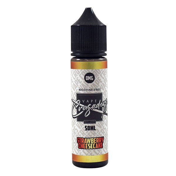 Vape Crusaders - Strawberry Cheesecake 0mg 50ml Shortfill