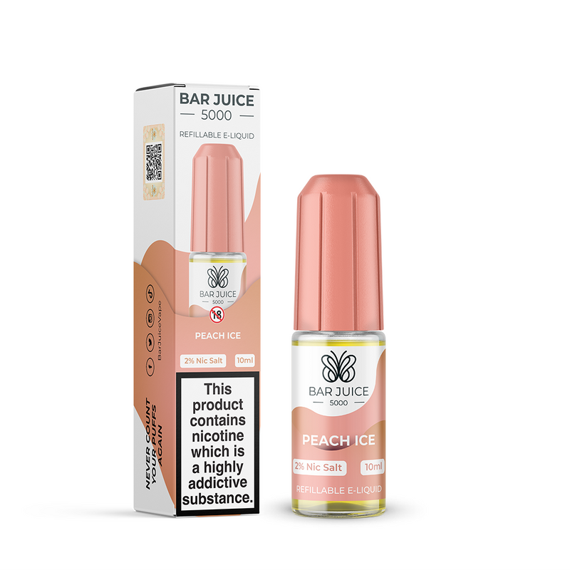 Bar Juice 5000 Nic Salt Peach Ice 10ml