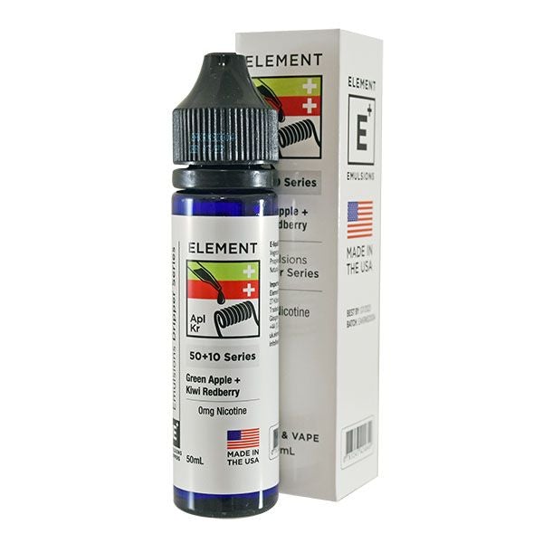 Element Emulsion - Green Apple & Kiwi Redberry 0mg 50ml Shortfill