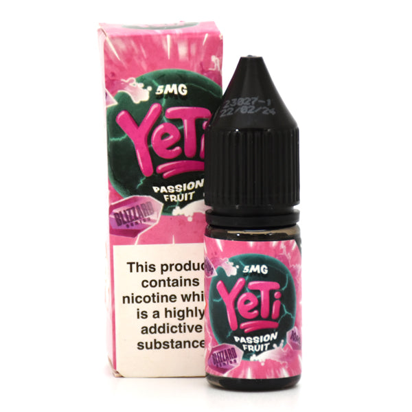 Yeti Salt - Blizzard Passion Fruit 10ml E Liquid