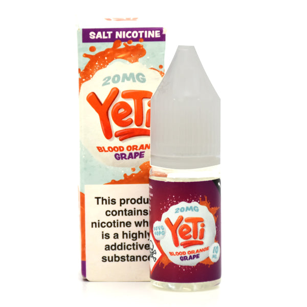 Yeti Salt - Blood Orange Grape 10ml E Liquid