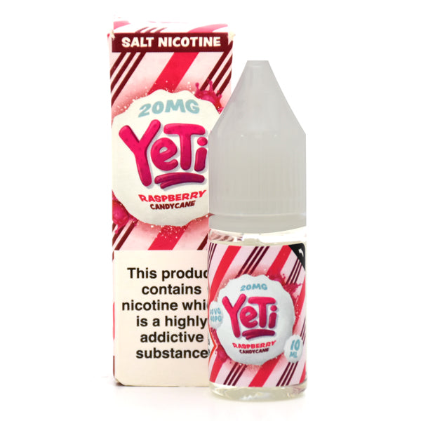 Yeti Salt - Raspberry Candy Cane 10ml E Liquid