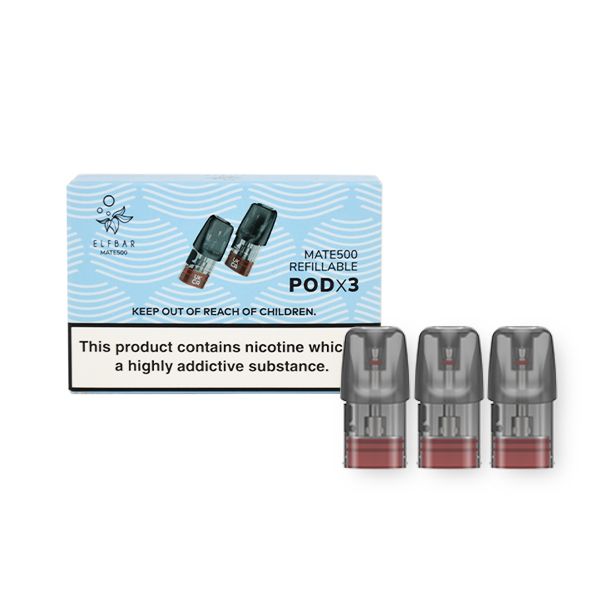 Elf Bar Mate 500 Refillable Pod 1.6ml 3pack