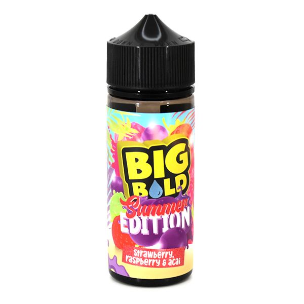 Big Bold Summer Edition - Strawberry, Raspberry & Acai 0mg 100ml Shortfill