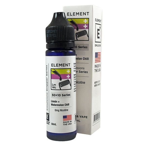 Element E-Liquid Emulsions - Limon + Watermelon Chill 0mg 50ml Shortfill