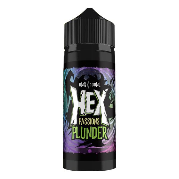 Hex Passions Plunder 0mg 100ml Shortfill