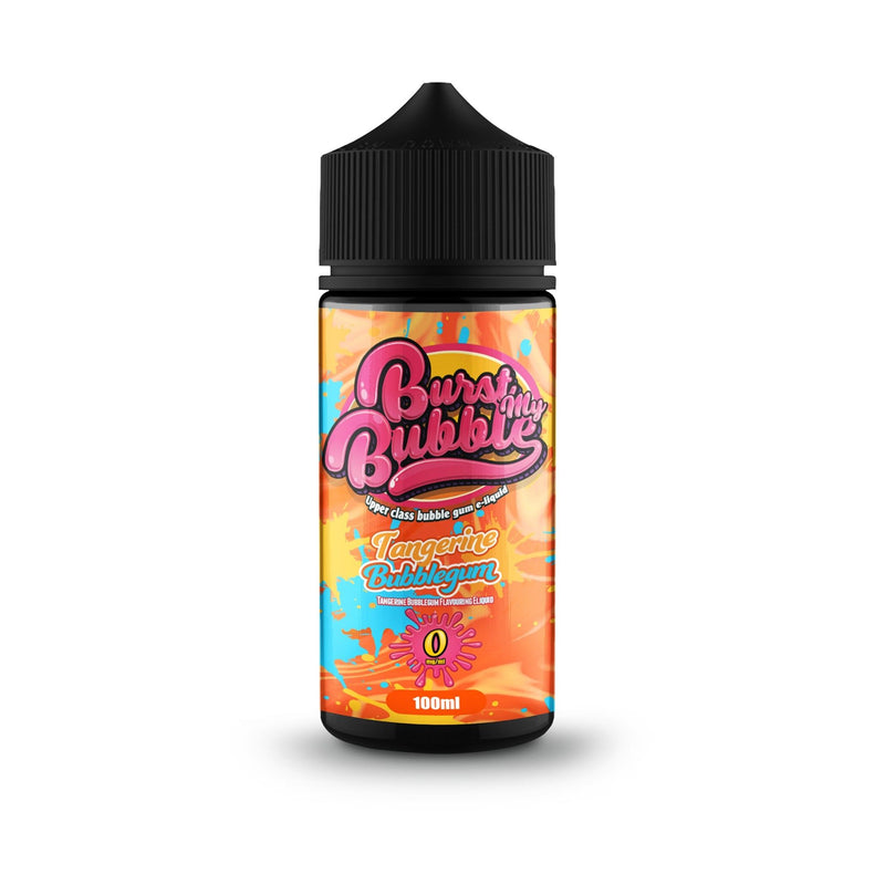 Burst My Bubble Tangerine Bubblegum 0mg 100ml Shortfill