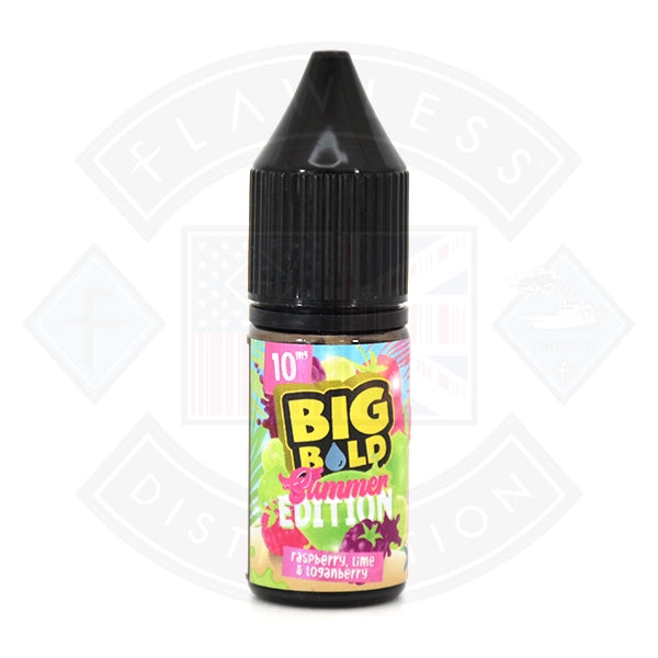 Big Bold Summer Salt Raspberry, Lime & Loganberry 10ml