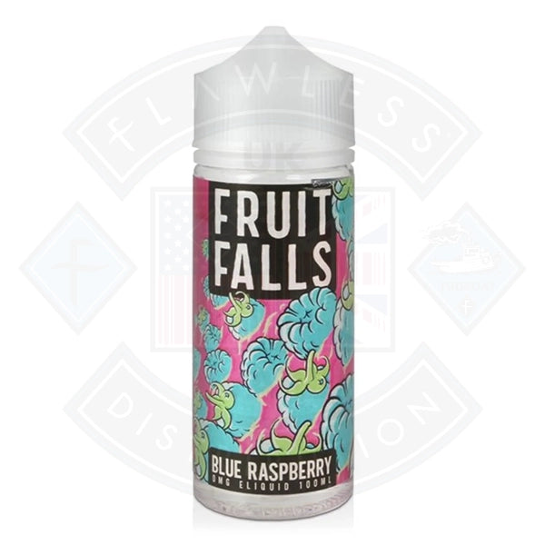 Fruit Falls - Blue Raspberry 0mg 100ml Shortfill