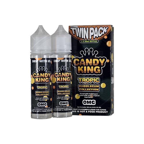 Candy King Twin Pack Bubblegum Collection - Tropic 0mg 2x50ml Shortfill