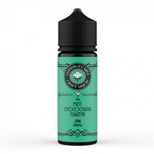 Cotton & Cable - Mint Chocochata Martini 0mg 100ml Shortfill