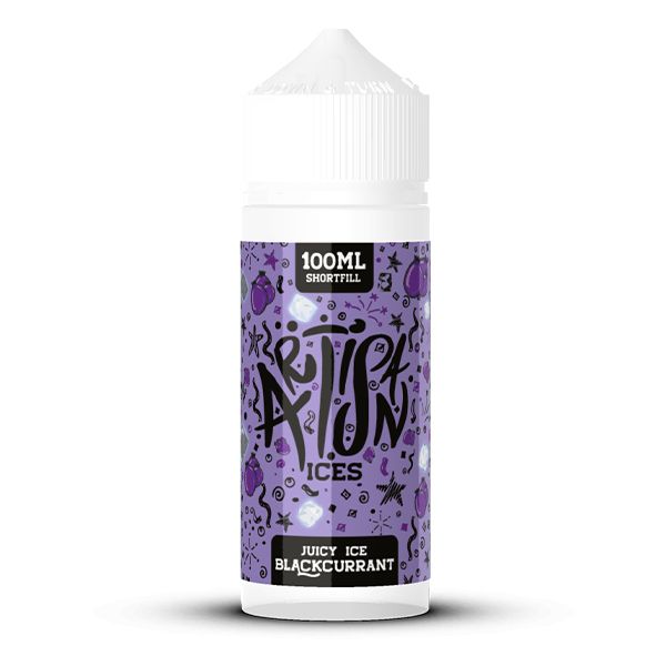 Artisan Ices Juicy Ice Blackcurrant 0mg 100ml