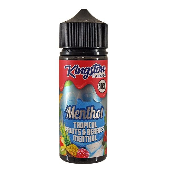 Kingston Menthol Tropical Fruits & Berries 0mg 100ml 50/50 Shortfill E-Liquid