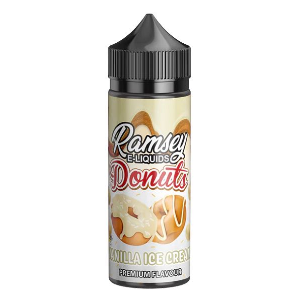 Ramsey Donuts - Vanilla Ice Cream 0mg 100ml Shortfill