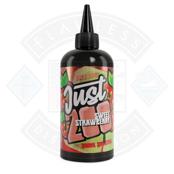 Joe's Juice Just 200 - Sweet Strawberry 0mg 200ml Shortfill