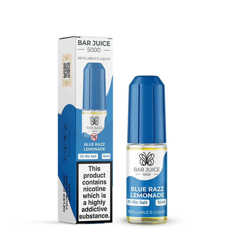 Bar Juice 5000 Nic Salt Blue Razz Lemonade 10ml