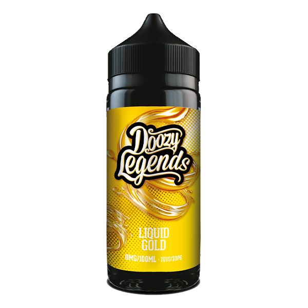 Doozy Legends- Liquid Gold  0mg 100ml Shortfill