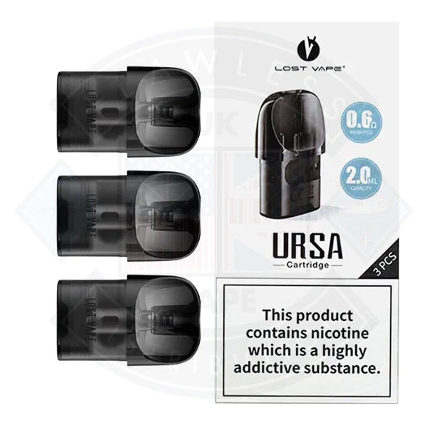 Lost Vape Ursa Cartridge 3pcs