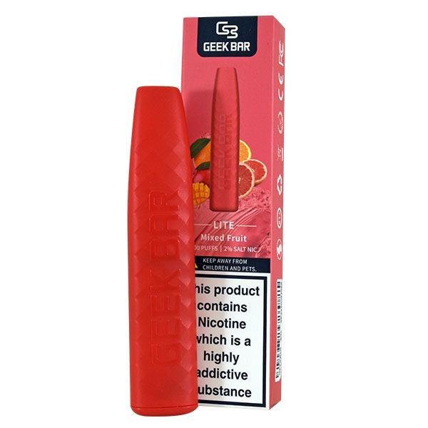 Geek Bar Lite Disposable Vape Mixed Fruit 2% Salt Nic/1.8ml