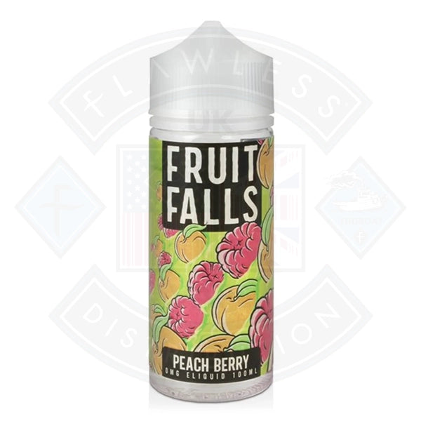 Fruit Falls - Peach Berry 0mg 100ml Shortfill