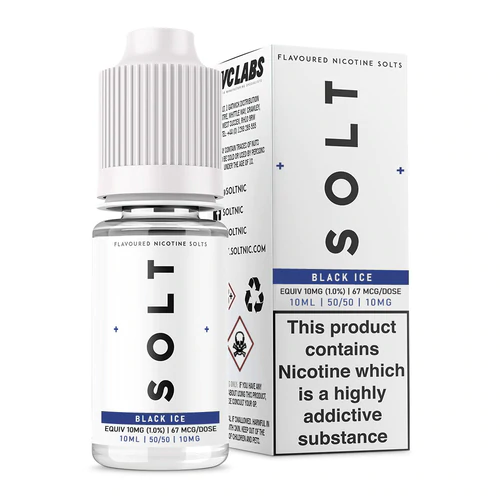 SOLT Black Ice Nic Salt 10mg 10ml