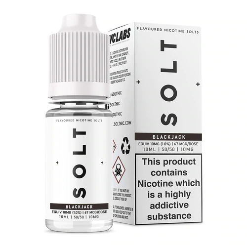 SOLT Blackjack Nic Salt 10mg 10ml