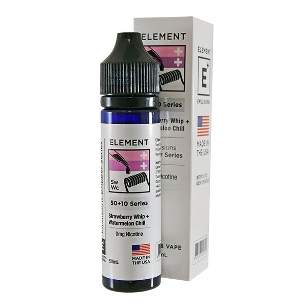 Element Emulsion - Strawberry Whip & Watermelon Chill 0mg 50ml Shortfill