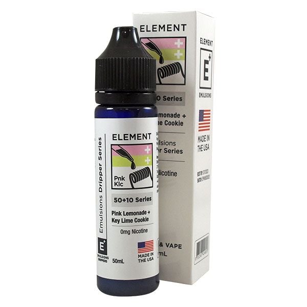 Element E-Liquid Emulsions - Pink Lemonade + Key Lime Cookie 0mg 50ml Shortfill