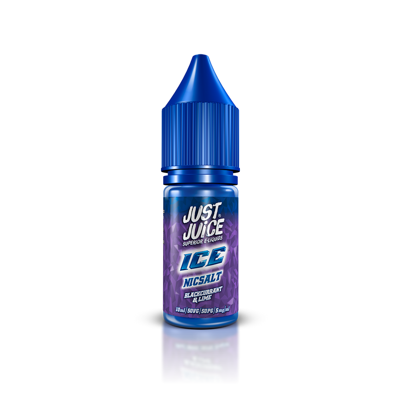 Just Juice Ice Blackcurrant and Lime Nic Salt 10ml E-Liquid