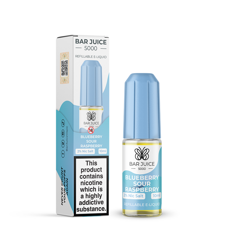 Bar Juice 5000 Nic Salt Blueberry Sour Raspberry 10ml