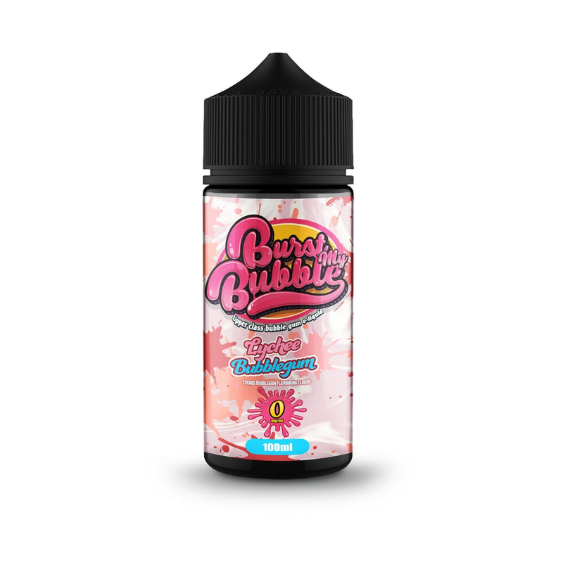 Burst My Bubble Lychee Bubblegum 0mg 100ml Shortfill