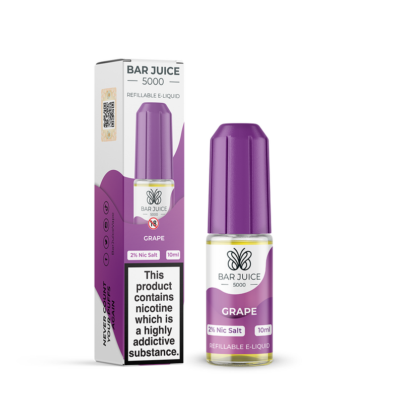 Bar Juice 5000 Nic Salt Grape 10ml