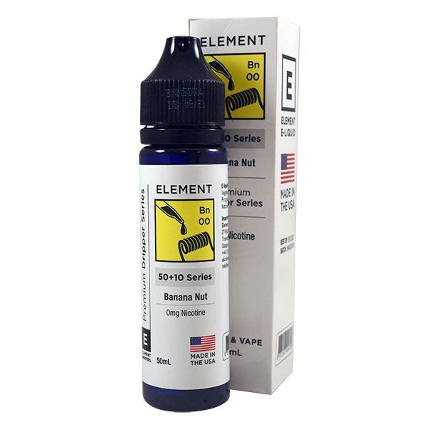 Element E-Liquid - Banana Nut 0mg 50ml Shortfill